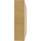 Ekena Millwork 2in. W x 8in. H x 12in. L Block Woodgrain TimberThane Rafter Tail, Primed Tan RFTUR02X08X12BLKRCPR - alternate 4
